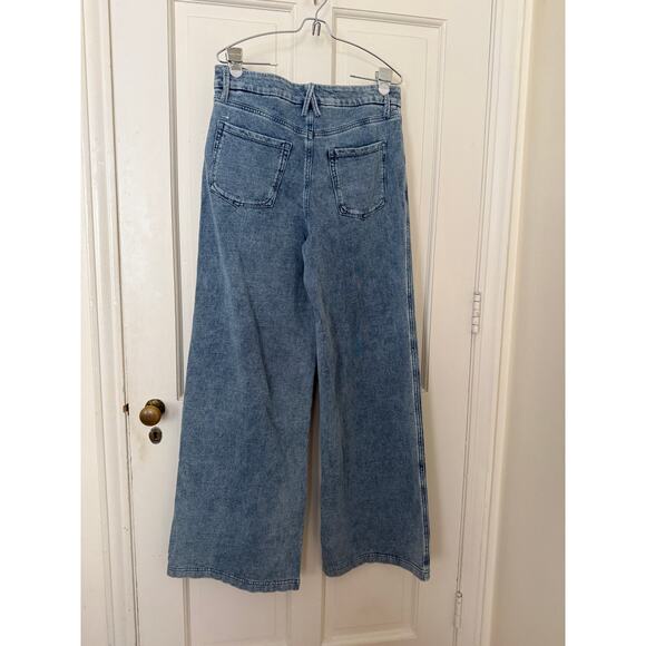 Good American Jeanius Good Skate Indigo Sweatpants - size 12 - Picture 6 of 6